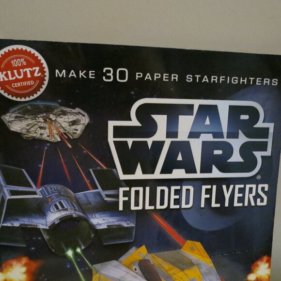 Star Wars Paper Folded Flyers Starfighter Construction Kit Book by Klutz Labs - Picture 7 of 11